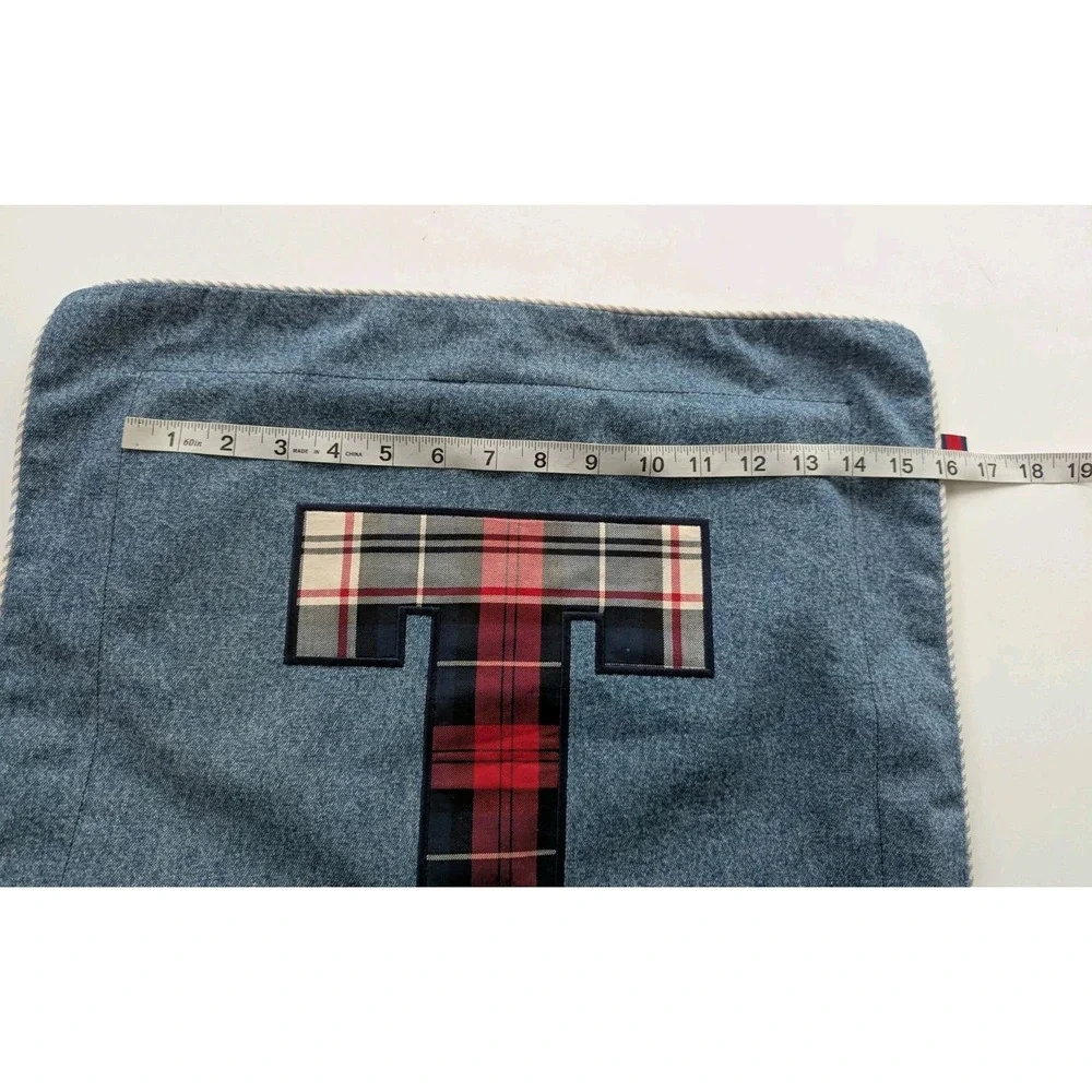 Tommy Hilfiger Pillow Sham Case 14" x 14" 100% Cotton - Picture 6 of 6